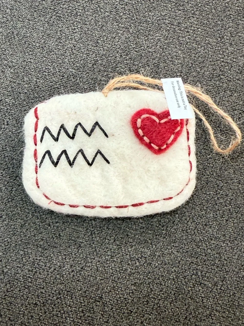 Pottery Barn Valentine's Day Ornaments - Set of 6